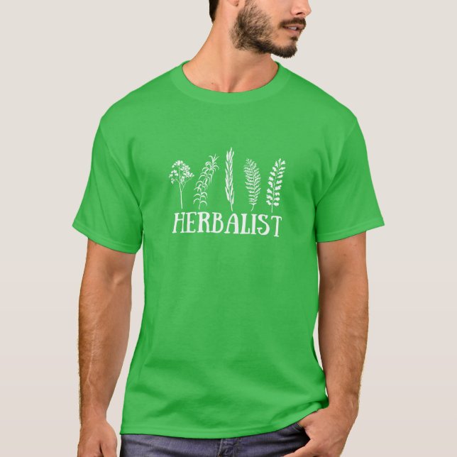 Kräuterarten T-Shirt (Vorderseite)