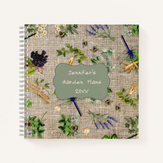 Kräutergarten Bauernhof Notizbuch