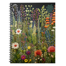 Kräutergarten bestickt Notebook & Journal Notizblock