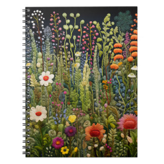 Kräutergarten bestickt Notebook & Journal Notizblock