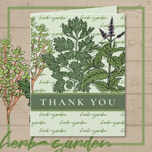 Kräutergarten  dankeskarte