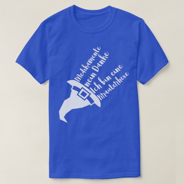 Kräuterhexadezimpfungen nein danke T-Shirt (Design vorne)