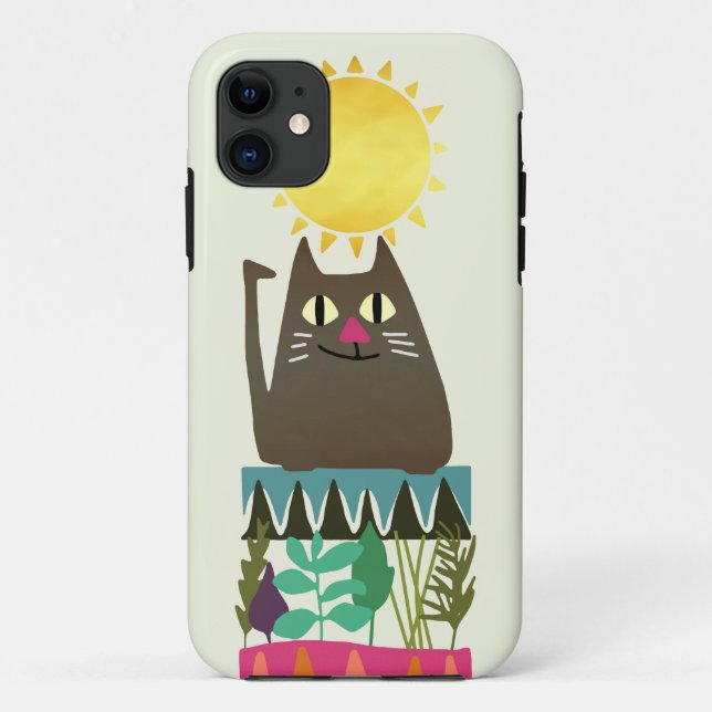 Kräuterkatze Case-Mate iPhone Hülle (Rückseite)