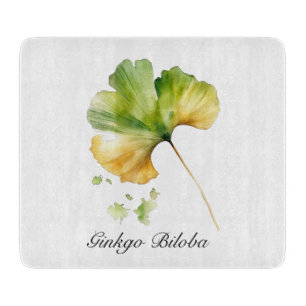 Kräuterleben: Ginkgo Biloba anpassbar Schneidebrett
