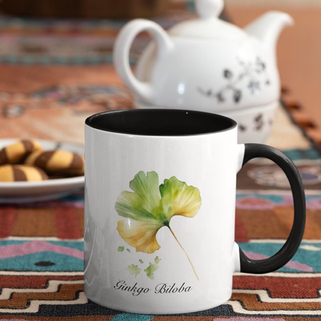 Kräuterleben: Ginkgo Biloba anpassbar Tasse (Von Creator hochgeladen)