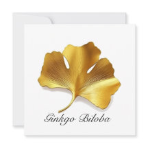 Kräuterleben: Goldenes Ginkgo-Biloba-Blatt anpassb