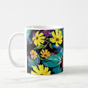 Kräutermedaille für Wasserfarben: Kreatives Muster Kaffeetasse