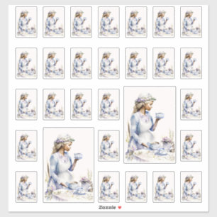 Kräuterpflanze 2 aufkleber