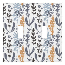 Kräuterpflanzen Silhouetten Handgezogene einfache 