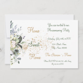 Kräuterpflanzen und Grünpflanzen Party Einladung