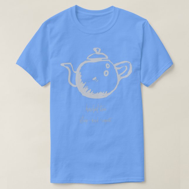 Kräutertee Sp Drink Wiederholung T-Shirt (Design vorne)