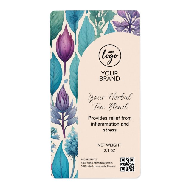 Kräuterteetiketten (Vorne)