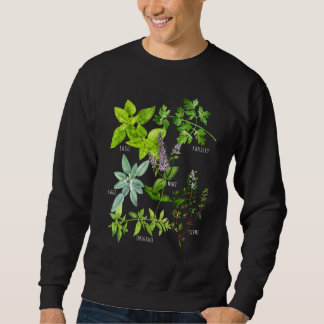 Kräutertypen Pflanze Sweatshirt