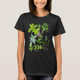 Kräutertypen Pflanze T-Shirt