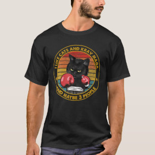 Krav Maga Cat T-Shirt Martial Arts Israel Defenc F