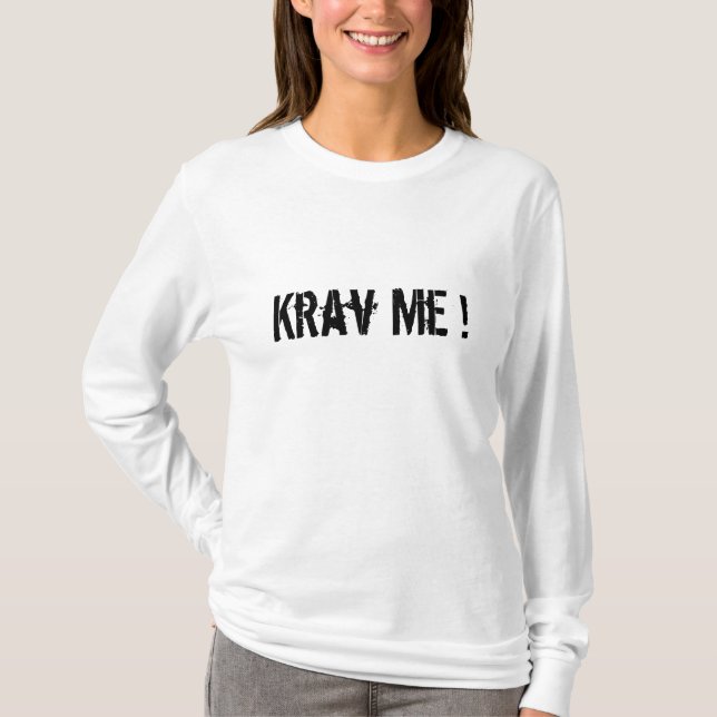 krav maga Damen Hoodie krav ich T-Shirt (Vorderseite)