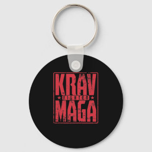 Krav Maga Fighter im Training Schlüsselanhänger