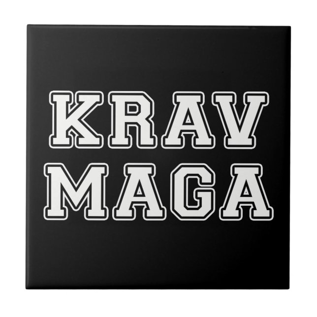 Krav Maga Fliese (Vorderseite)