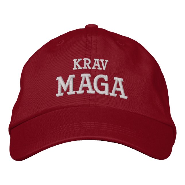 Krav Maga hat Bestickte Baseballkappe (Vorderseite)