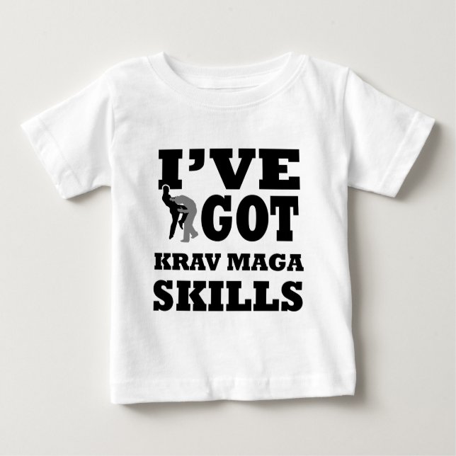 Krav Maga Kampfkunstentwürfe Baby T-shirt (Vorderseite)