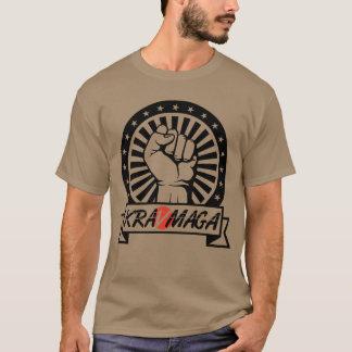 Krav Maga Kampfsport mit Faustjungen T-Shirt