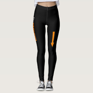 Krav Maga Leggings-Platz-Gesicht HIER Leggings