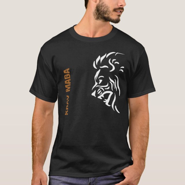 KRAV MAGA Löwe-T-Shirt T-Shirt (Vorderseite)