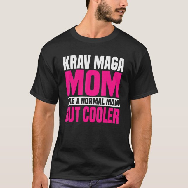 Krav Maga Mama Kontakt Combat Mixed Martial Arts S T-Shirt (Vorderseite)