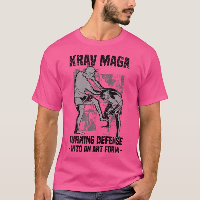 Krav Maga Martial Arts Fighting T-Shirt (Vorderseite)