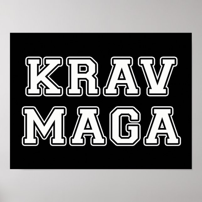 Krav Maga Poster (Vorne)