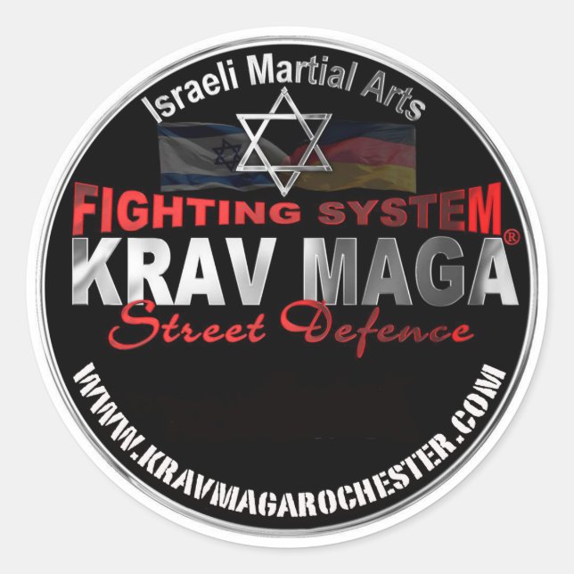 Krav Maga Rochester Sticker (Vorderseite)