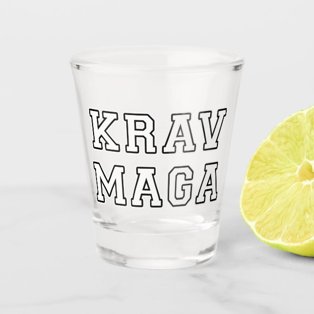 Krav Maga Schnapsglas (Vorderseite)
