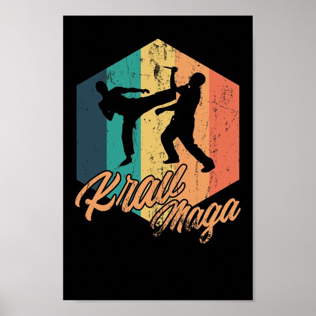 Krav Maga Selbstverteidigung Poster (Vorne)
