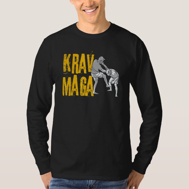 Krav Maga Selbstverteidigung T-Shirt (Vorderseite)