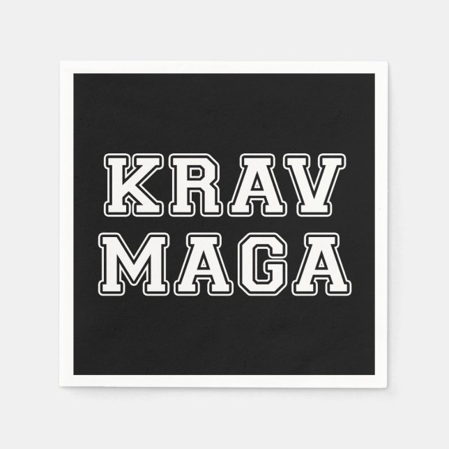 Krav Maga Serviette (Vorderseite)