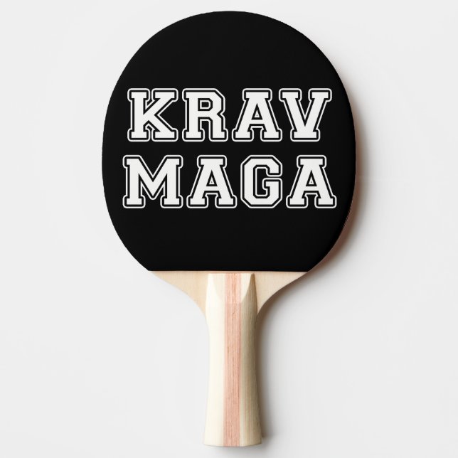 Krav Maga Tischtennis Schläger (Vorderseite)