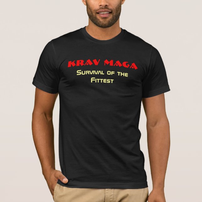 Krav Maga, Überleben vom geeignetsten T-Shirt (Vorderseite)