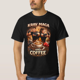 Krav Maga und Kaffee T-Shirt