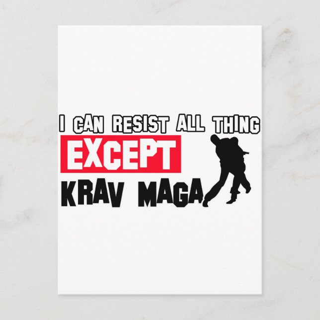 krav magtiale design postkarte (Vorderseite)