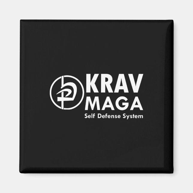 Krav Mega Martial Arts Selbstverteidigung  Magnet (Vorne)