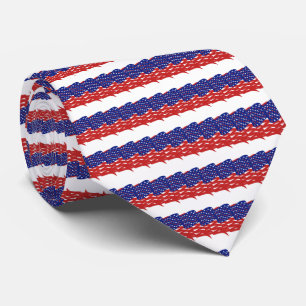 Krawatte-abstrakt/USA-Flagge Krawatte