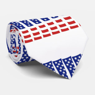 Krawatte-abstrakt/USA-Flagge Krawatte