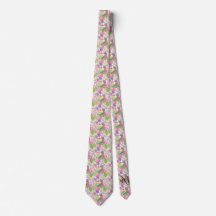 Krawatte: Abstrakte Blätter (gelb)