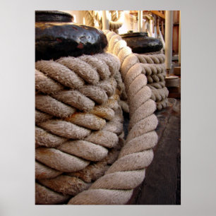 Krawatte aus den Segeln Poster