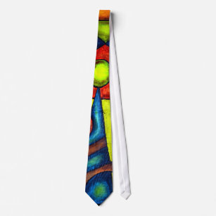 Krawatte, Balance, Acrylmalerei Krawatte