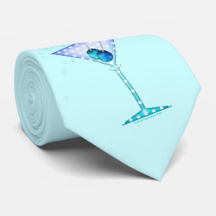 Krawatte - BLAUER MARTINI