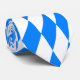 Krawatte CBD102 - Bayerische Flagge (Gerollt)