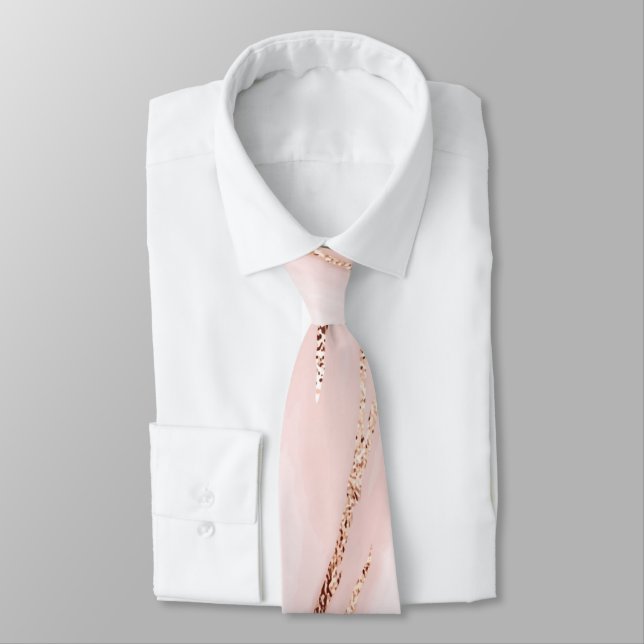 KRAWATTE DER BLUSH MARBLE GOLD MENS (Gebunden)