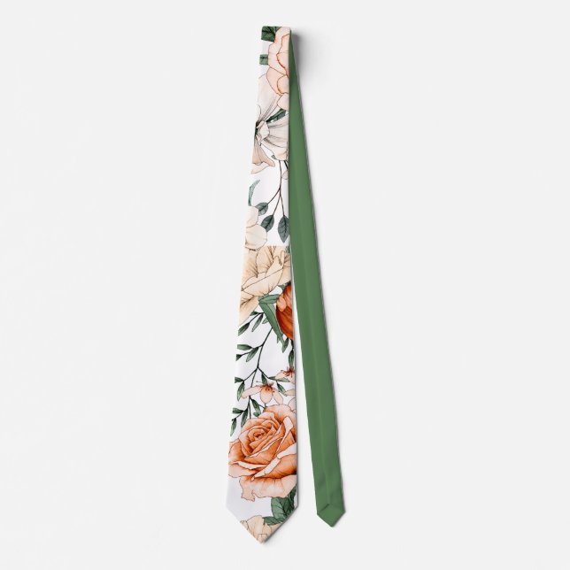 Krawatte der Floral Men (Vorderseite)