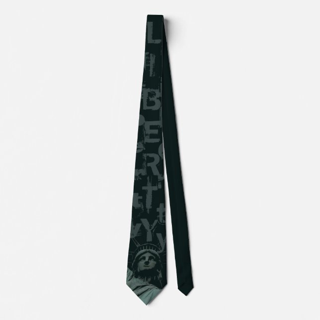 Krawatte der Freiheit NY City Souvenir Necktie (Vorderseite)